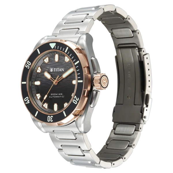 Titan Diver’s 10069KM02 Black Dial Men&