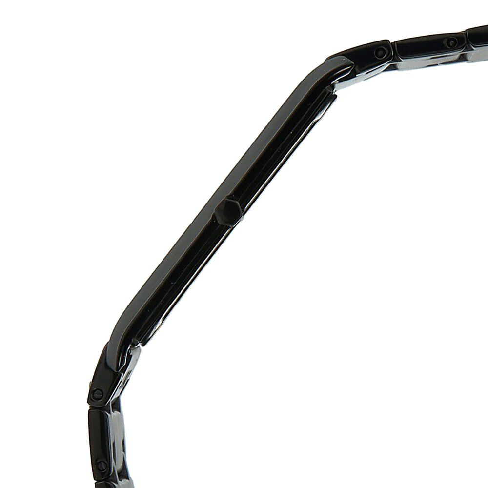 Titan Edge Slim Stainless Steel Strap Black Dial Analog Watch for Men NS1043NM01