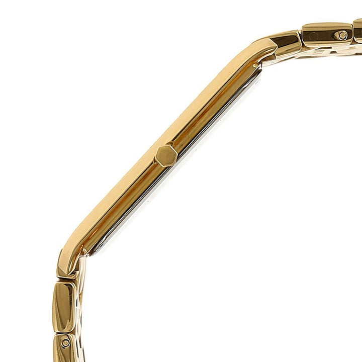 Titan Edge Quartz Analog Silver Dial Golden Stainless Steel Strap Watch For Men - The Watch Factory ®