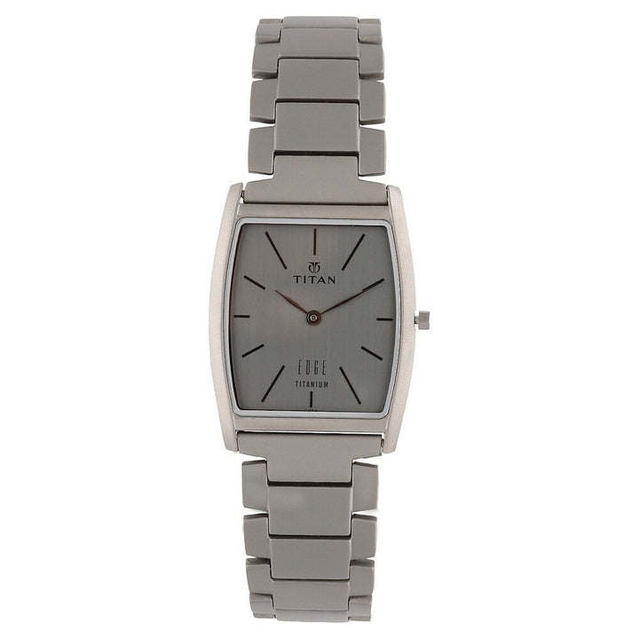 Titan Quartz Analog Silver Dial Watch for Men-1044TM01