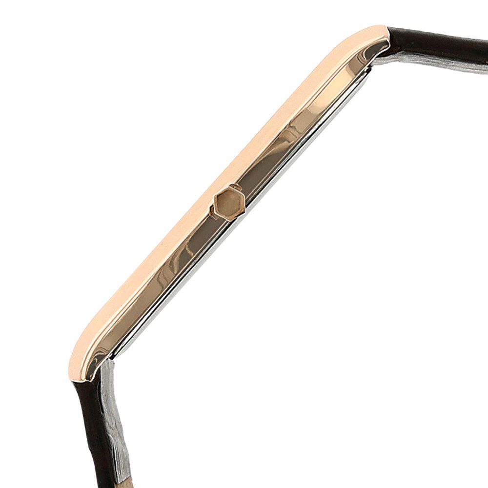 Titan Quartz Analog White Dial Leather Strap Watch for Men-NH1044WL01A