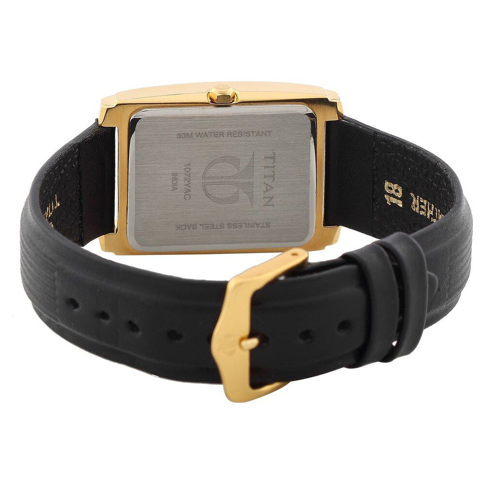 Titan Quartz Analog Champagne Dial Watch for Men-NE1072YL01