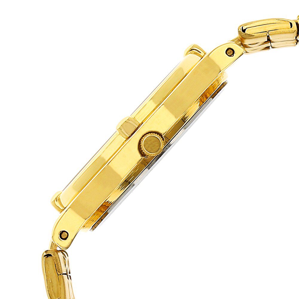 Titan Quartz Analog with Day and Date Champagne Dial Stainless Steel Strap Watch for Men-NM1107YM08