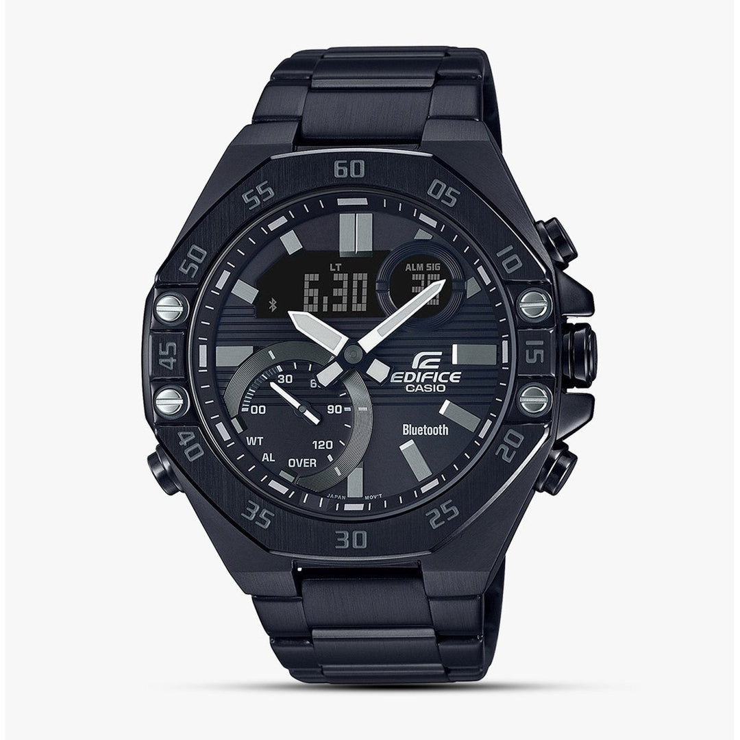 Casio Edifice Bluetooth Connect Analog-Digital Black Dial Men's Watch (ECB-10DC-1ADF)