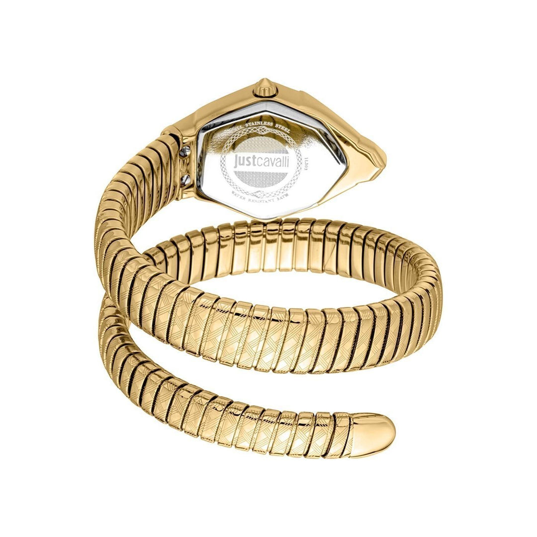 Elegant JUST CAVALLI Women's Ornato Snake Analogue Watch