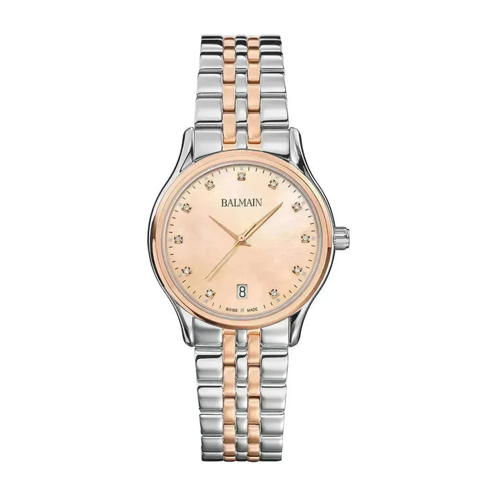 Elegant Beleganza Ladies' Quartz Watch with Steel Bracelet