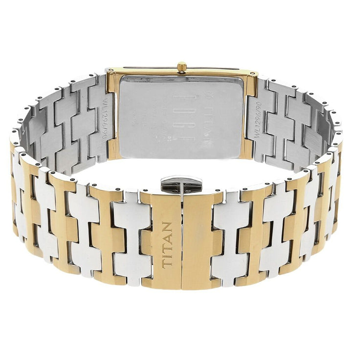 Titan Quartz Analog Silver Dial Stainless Steel Strap Watch for Men NS1296BM02