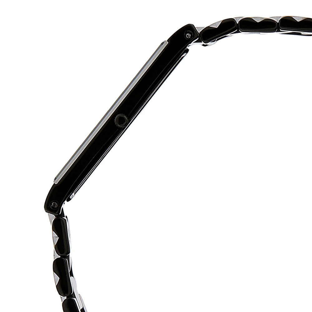 Titan Quartz Analog Black Dial Stainless Steel Strap Watch for Men-NS1296NM01