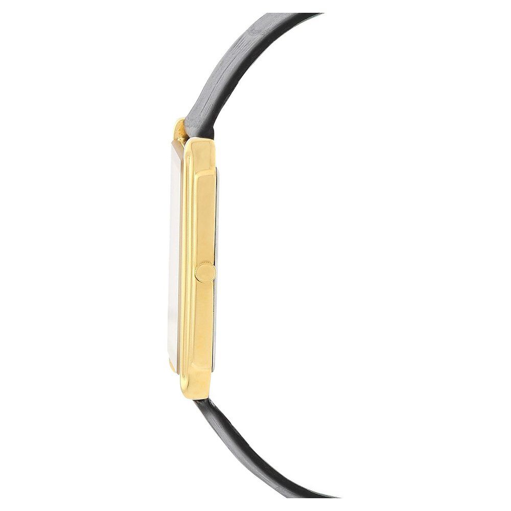 Titan Quartz Analog White Dial Leather Strap Watch for Men-NC1335YL01