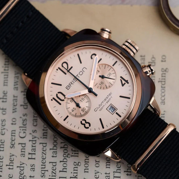 Briston 14140.PRA.T.6.NB Rose Gold Dial Men&