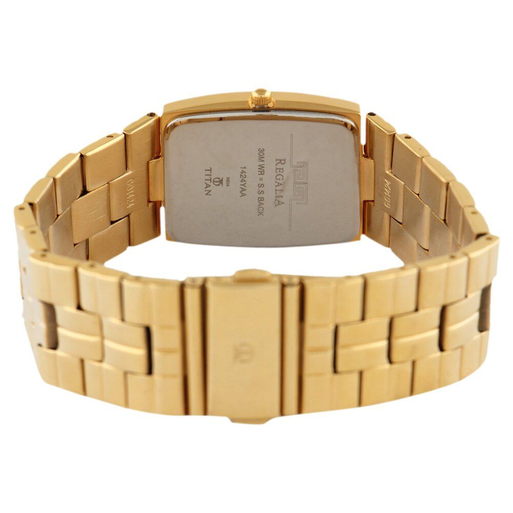 Titan Quartz Analog Black Dial Watch for Men-NE1424YM03