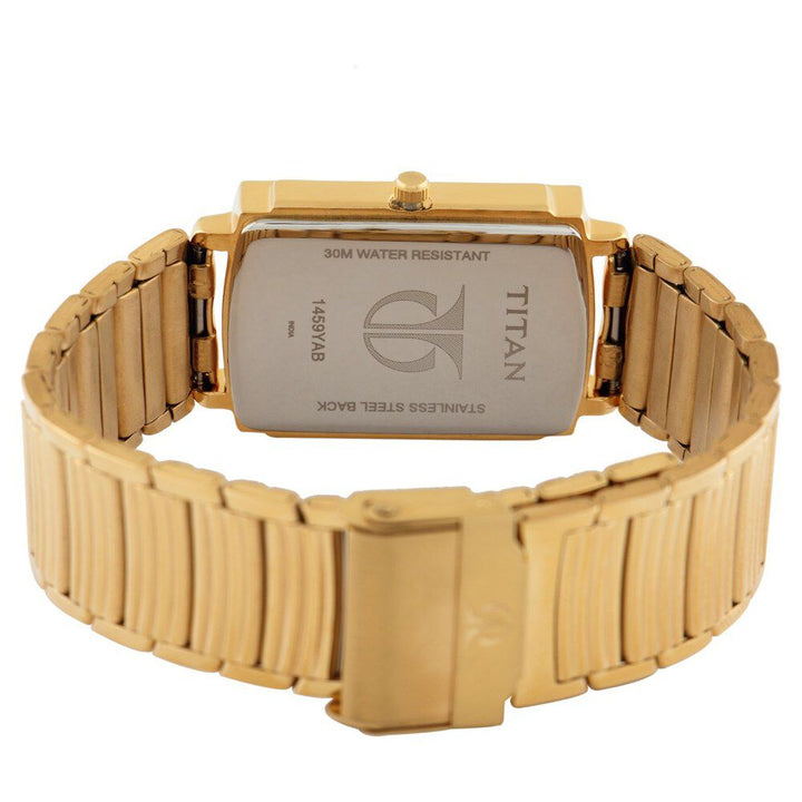 Titan Quartz Analog with Day and Date Black Dial Watch for Men-NE1459YM03