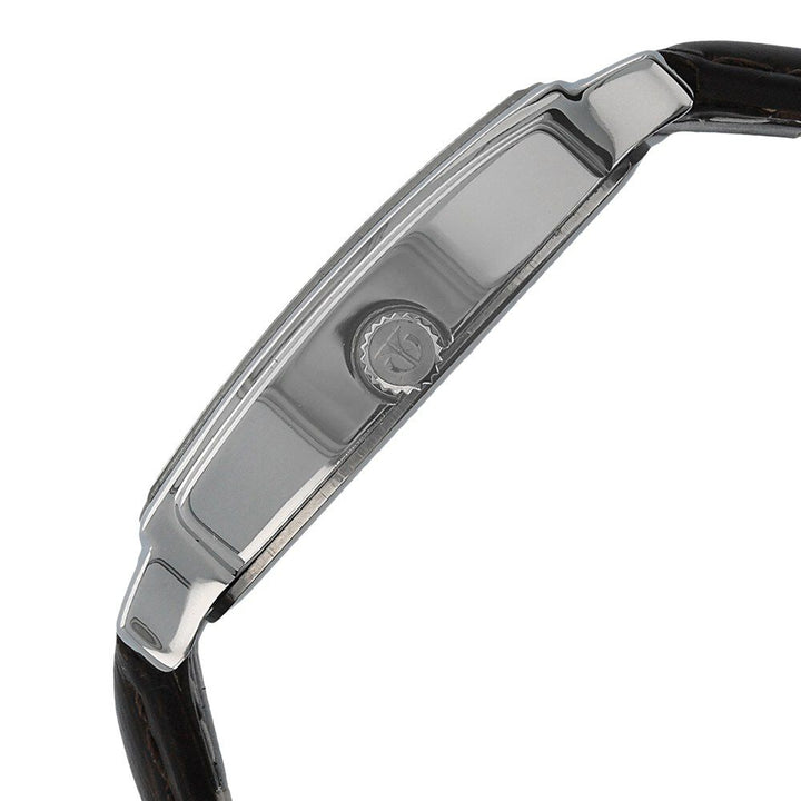 Titan Quartz Analog with Date Silver Dial Leather Strap Watch for Men-NH1486SL01