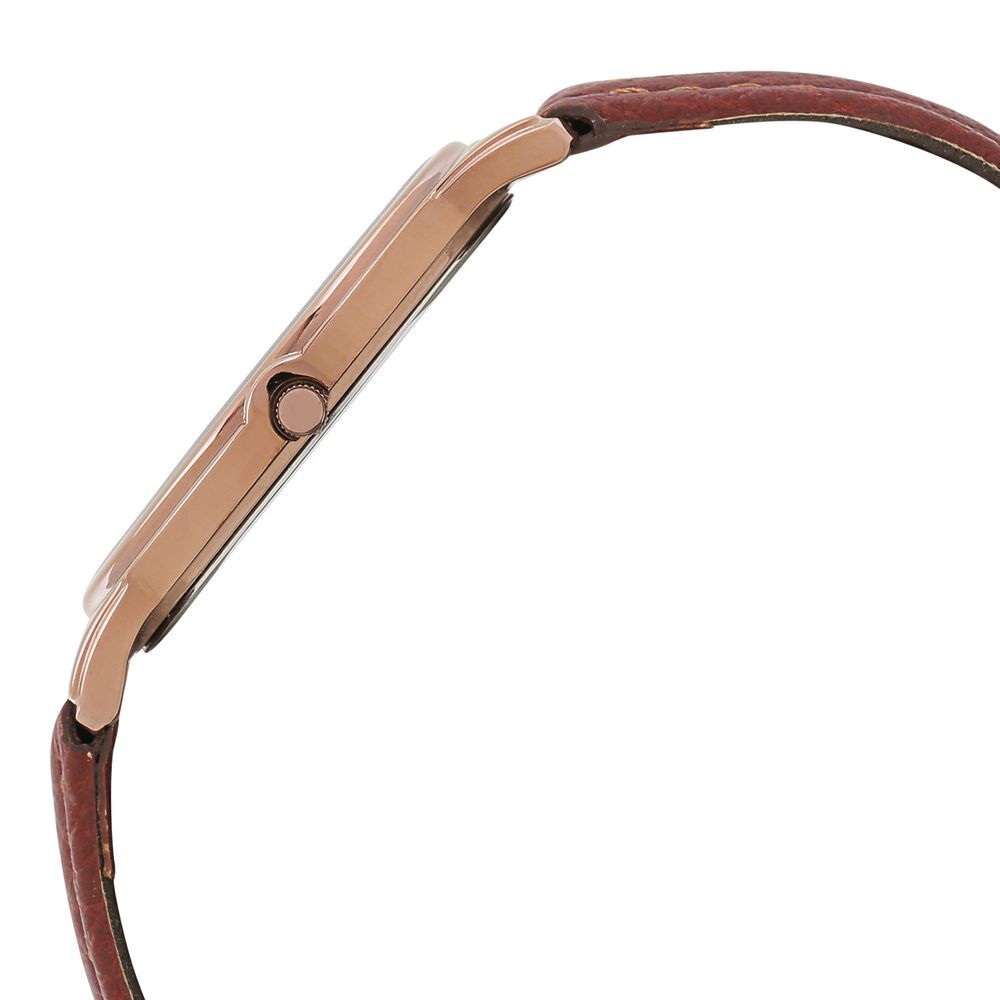 Titan Eternal Mumbai Quartz Analog Brown Dial Leather Strap Unisex Watch-NQ1488QL01