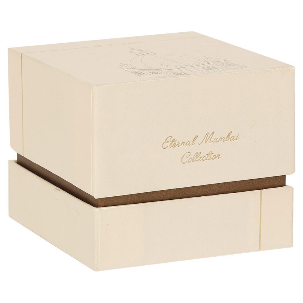 Titan Eternal Mumbai Quartz Analog Brown Dial Leather Strap Unisex Watch-NQ1488QL01