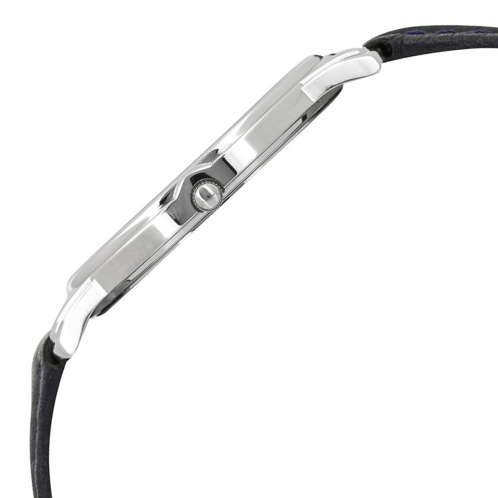 Titan Eternal Mumbai Quartz Analog Silver Dial Leather Strap Unisex Watch-NM1488SL07