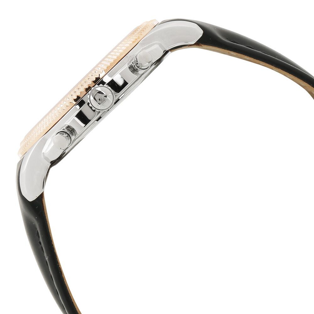 Titan Chrono Classic White Dial Chronograph Leather Strap watch for Men-1489KL03