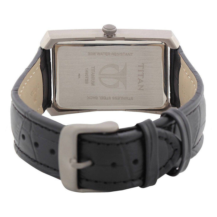 Titan Quartz Analog White Dial Watch for Men-NC1490TL01