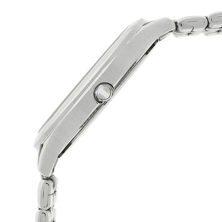 Titan Quartz Analog with Date Silver Dial Stainless Steel Strap Watch for Men NS1494SM01