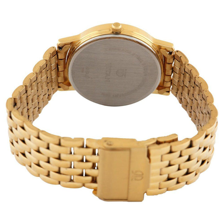 Titan Royale Champagne Dial Analog with Day and Date Metal Strap Watch for Men-NE149YM07