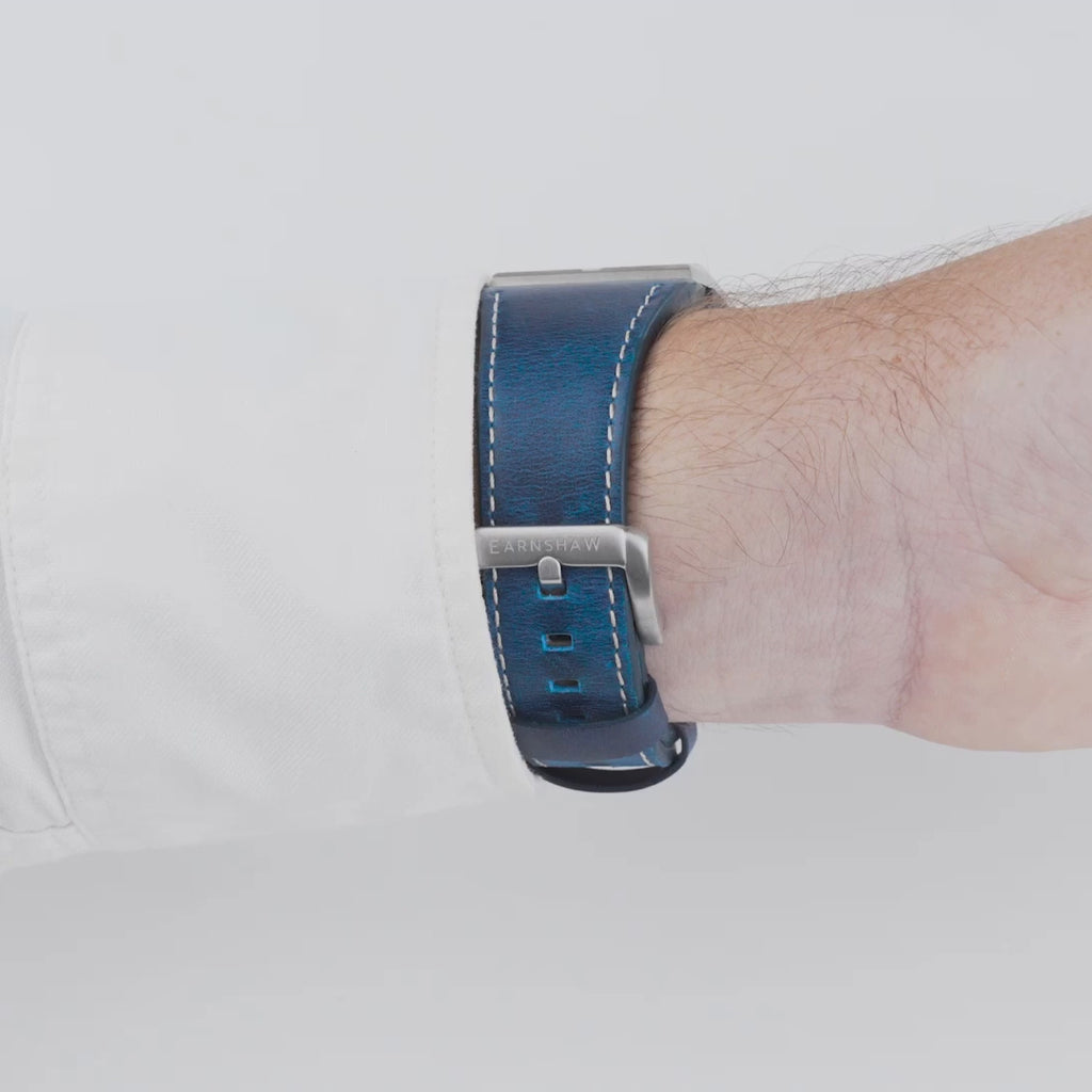 Earnshaw Invincible Tourbillon Tonneau Limited Edition Regent Blue