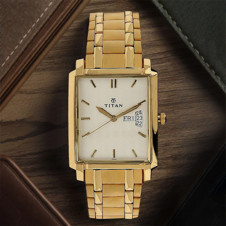 Titan 1506YM01 Silver Dial Men&