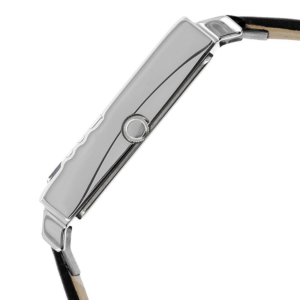 Titan Analog Silver Dial with Day and Date Leather Strap Watch for Men-NN1508SL01