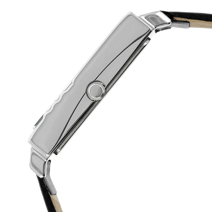 Titan Analog Silver Dial with Day and Date Leather Strap Watch for Men-NN1508SL01