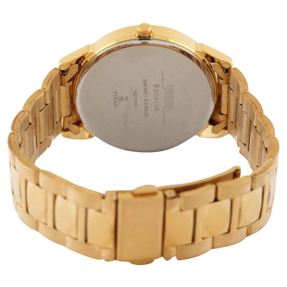 Titan Quartz Analog Black Dial Watch for Men-NE1521YM03