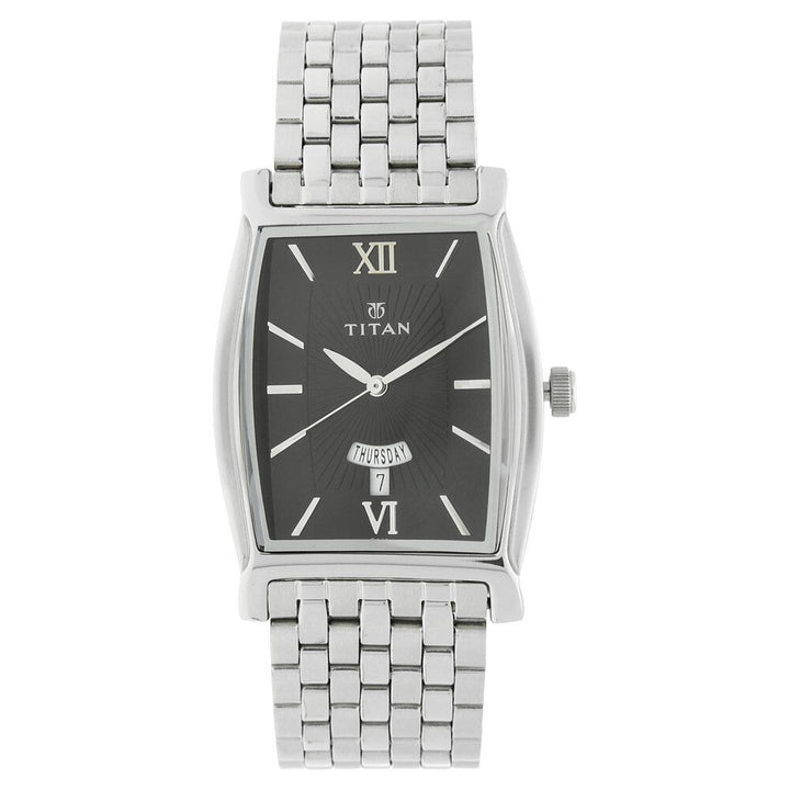 Titan Quartz Analog Black Dial Watch for Men-N1530SM04