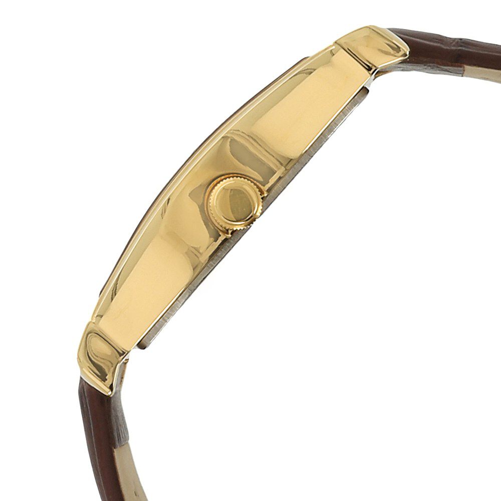 Titan Quartz Analog with Date Champagne Dial Leather Strap Watch for Men-1530YL04