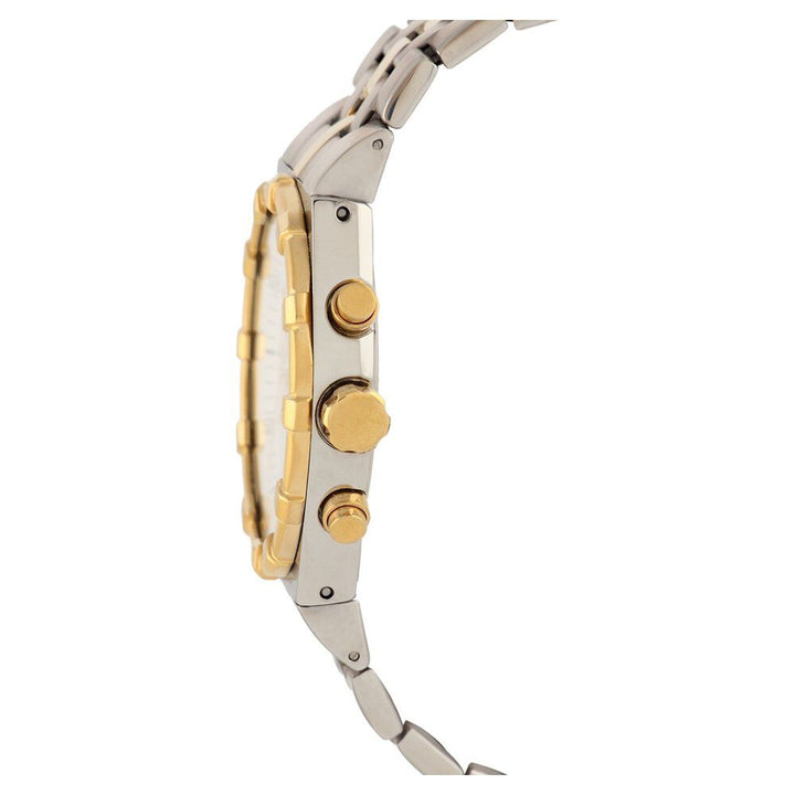 Titan Regalia White Dial Chronograph Metal Strap Watch for Men-NE1537BM01