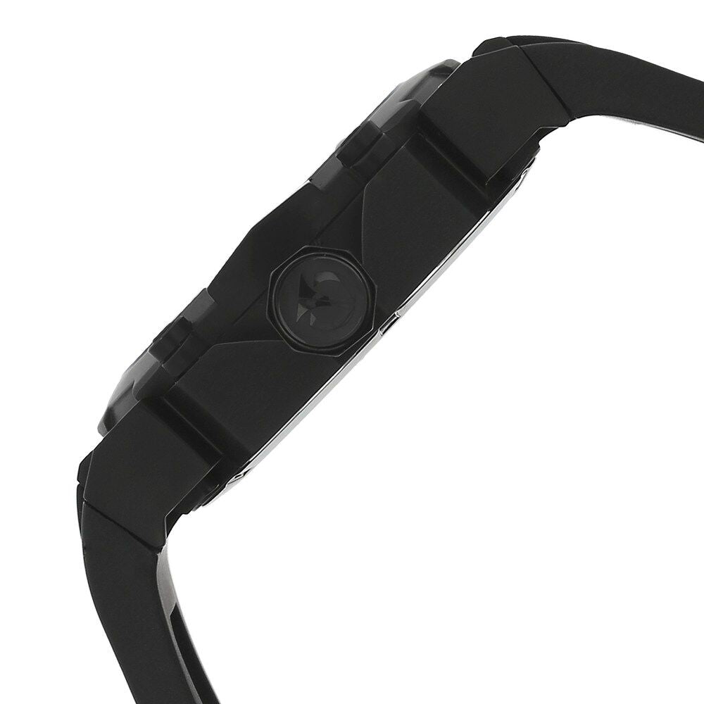 Titan Quartz Analog Solar Black Dial Plastic Strap Watch for Men-NE1539NP01