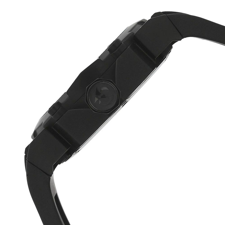 Titan Quartz Analog Solar Black Dial Plastic Strap Watch for Men-NE1539NP01