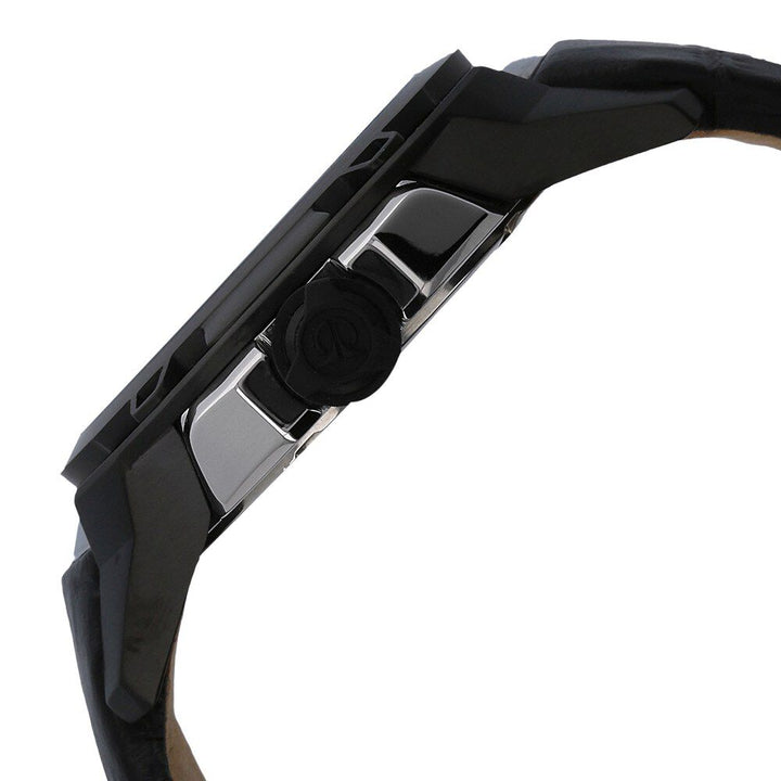 Titan Black Dial Solar Powered Leather Strap watch for Men-1540KL03