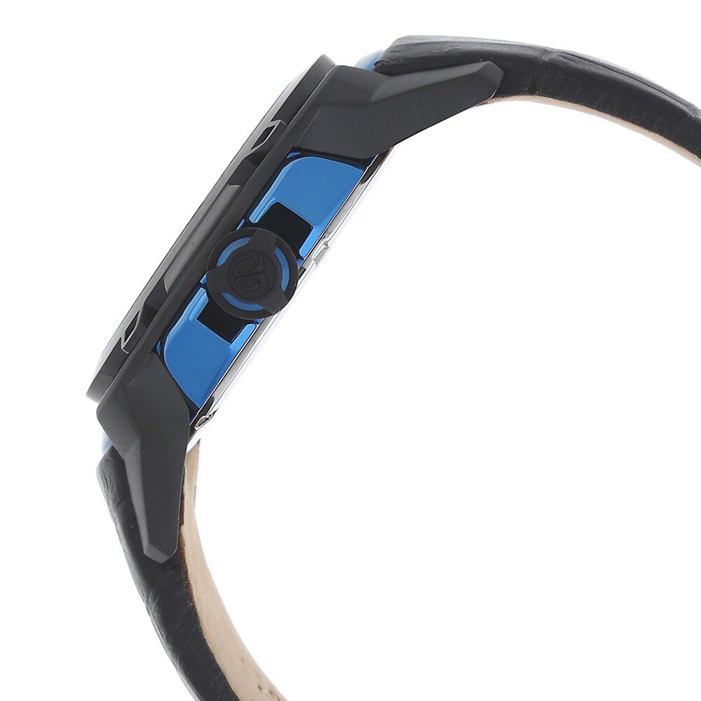 Titan Quartz Multifunction Black Dial Leather Strap Watch for Men-1540KL04