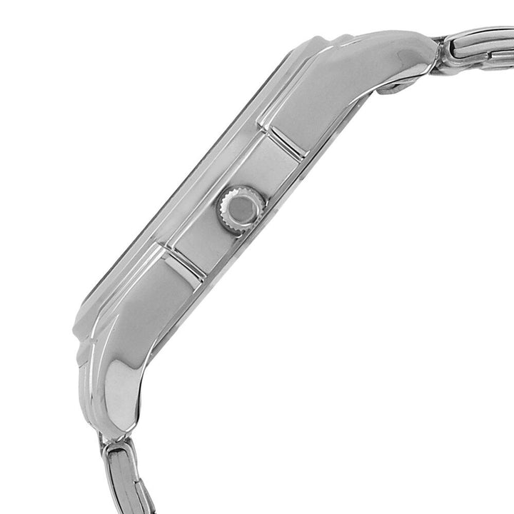 Titan Quartz Analog with Date Silver Dial Stainless Steel Strap Watch for Men-NN1558BM03