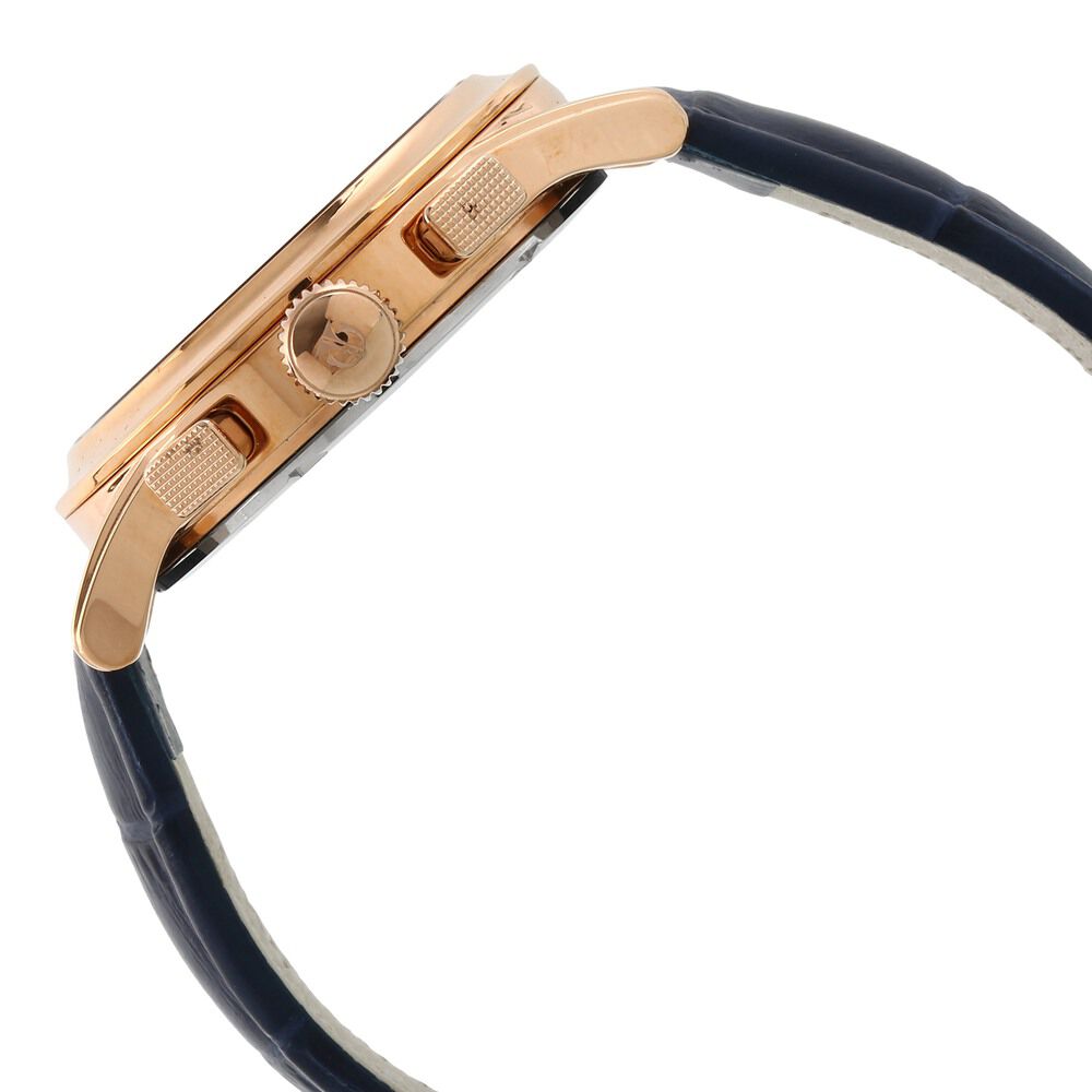 Titan Chrono Classic Blue Dial Chronograph Leather Strap watch for Men-NL1562WL02