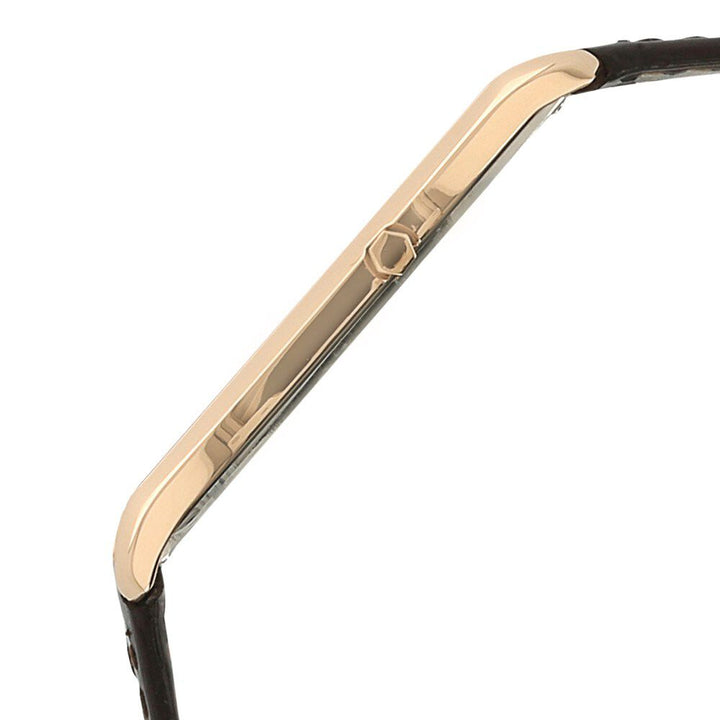 Titan Quartz Analog Black Dial Leather Strap Watch for Men-NH1575WL01