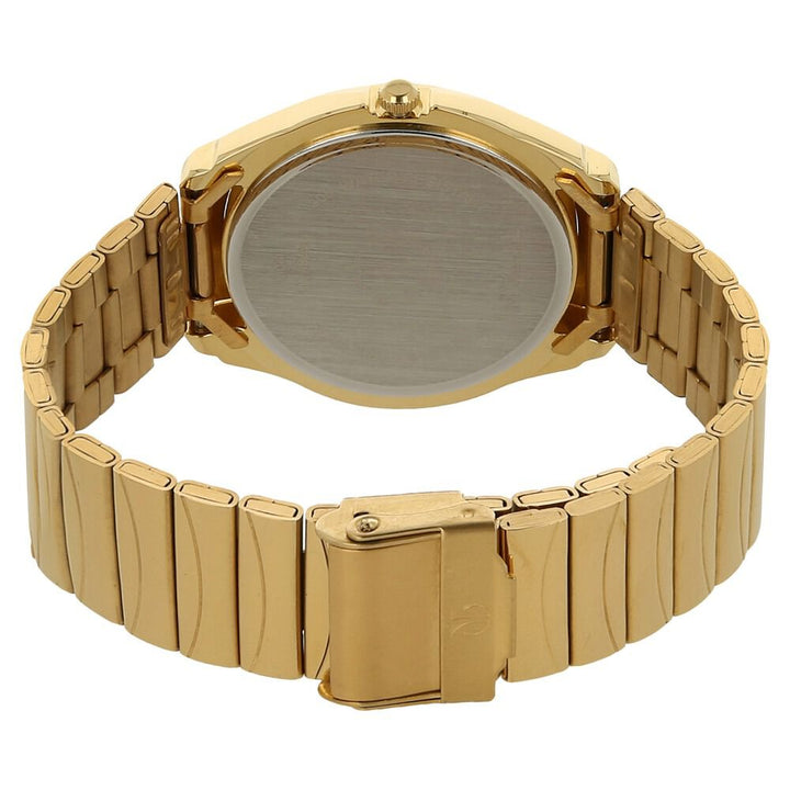 Titan Quartz Analog with Day and Date Champagne Dial Stainless Steel Strap Watch for Men NS1578YM05