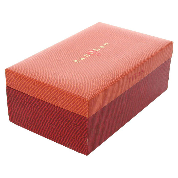 Titan Bandhan Champagne Dial Analog with Day and Date Stainless Steel Strap watch for Couple - The Watch Factory ®