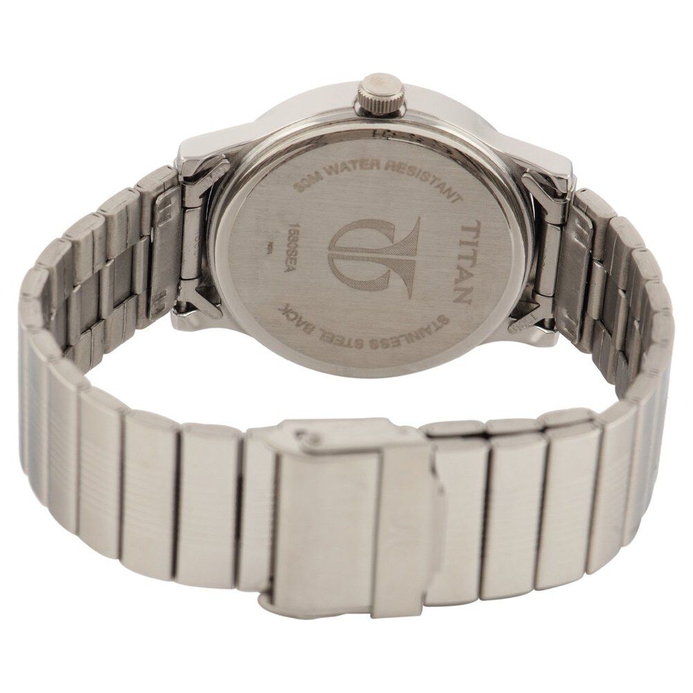 Titan Quartz Analog Black Dial Watch for Men-NE1580SM02