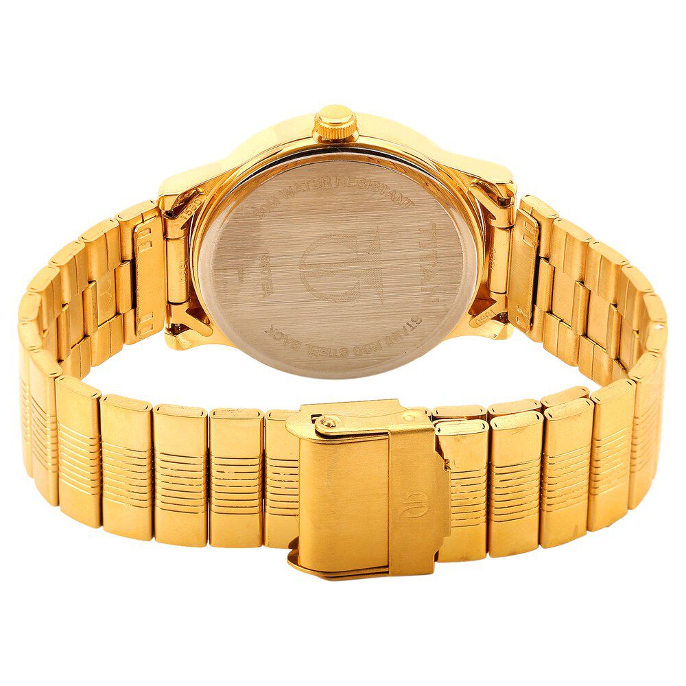 Titan Quartz Analog Silver Dial Watch for Men-NF1580YM01C