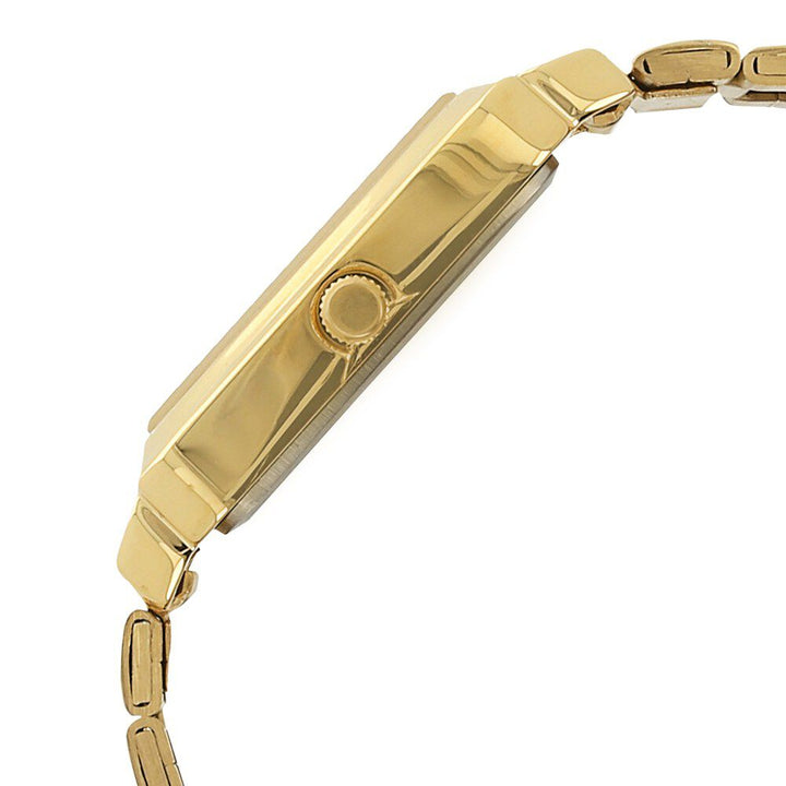 Titan Quartz Analog Champagne Dial Stainless Steel Strap Watch for Men-NJ1581YM02C