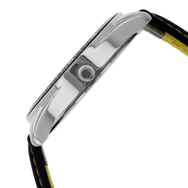 Titan Youth Black Dial Analog Leather Strap watch for Men-1582KL05