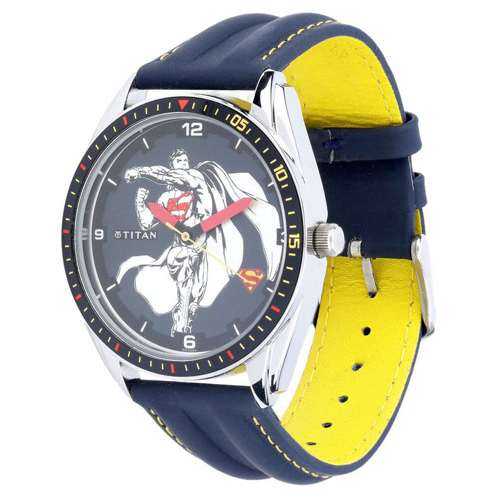 Titan Quartz Analog Silver Dial Watch for Men-1582KL06