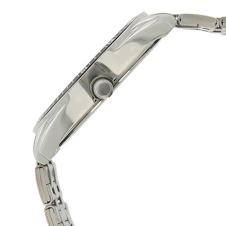 Titan Purple Silver Dial Analog with Day and Date Stainless Steel Strap Watch for Men-NK1582KM01