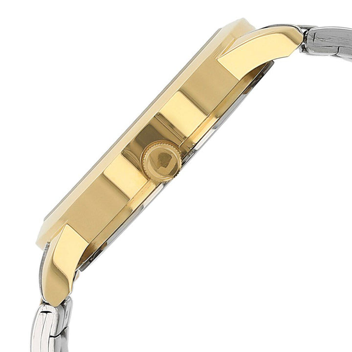 Titan Quartz Analog with Day and Date Champagne Dial Stainless Steel Strap Watch for Men-NK1584BM01