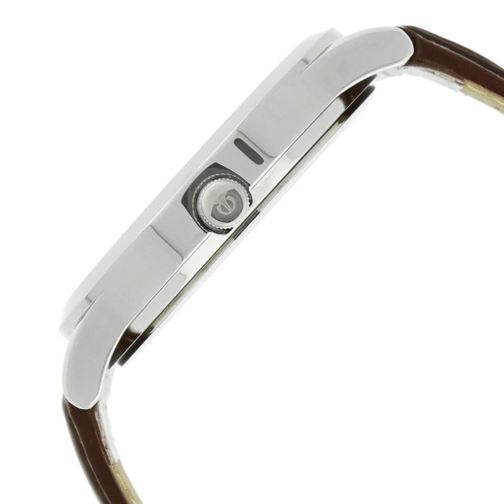 Titan Quartz Analog with Date Brown Dial Leather Strap Watch for Men NS1584SL04