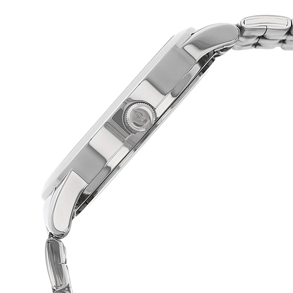 Titan Quartz Analog with Date Black Dial Stainless Steel Strap Watch for Men NS1584SM04